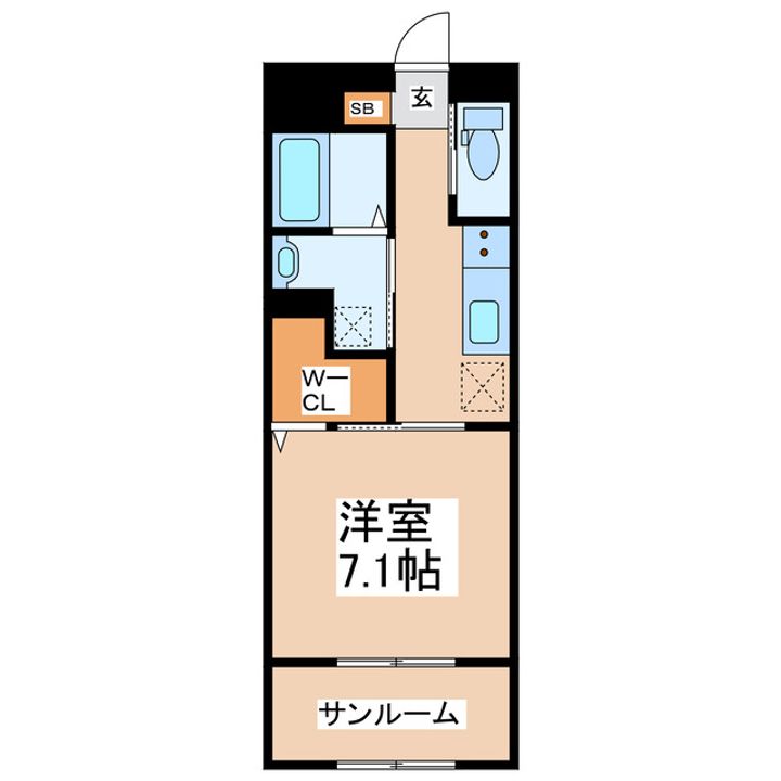 Amenity Kの間取り