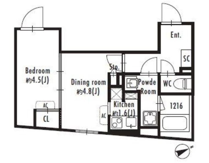 GRAN PASEO西新宿の間取り