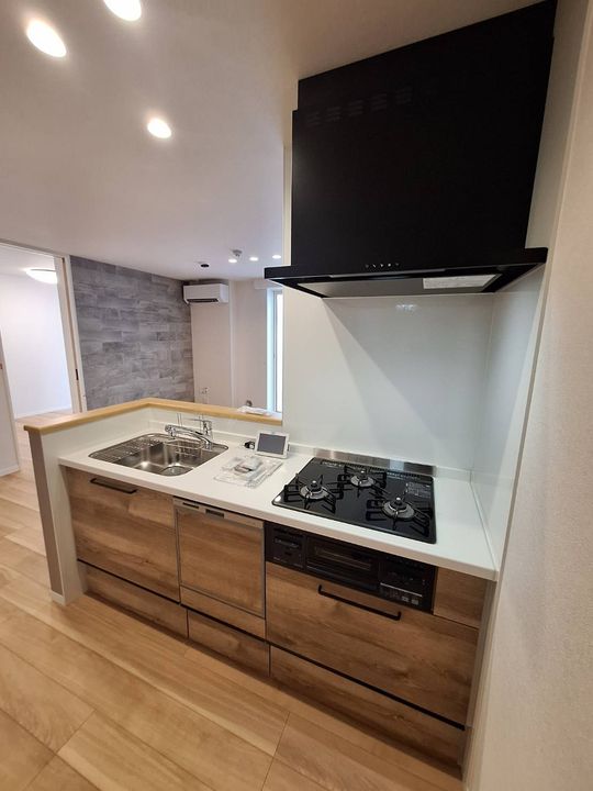 神奈川県横浜市港北区下田町2(マンション)の賃貸物件のキッチン