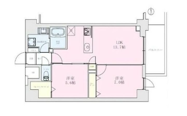 東京都練馬区向山1(マンション)の賃貸物件の間取り