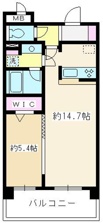 PARK MIRACOSTA(パーク ミラコスタ)の間取り