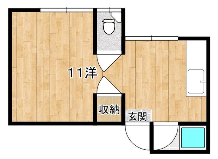 コーポさかよしの間取り
