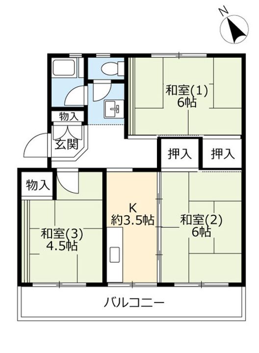 UR南花台の間取り