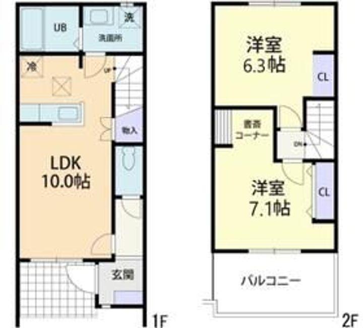 Douceur bois(ドゥースールボワ)IIの間取り