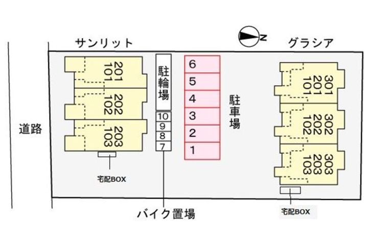 サンリットの地図