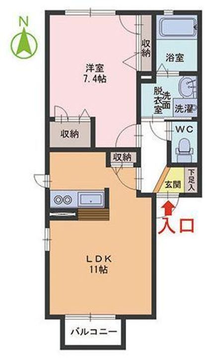 メゾンサンリッチの間取り
