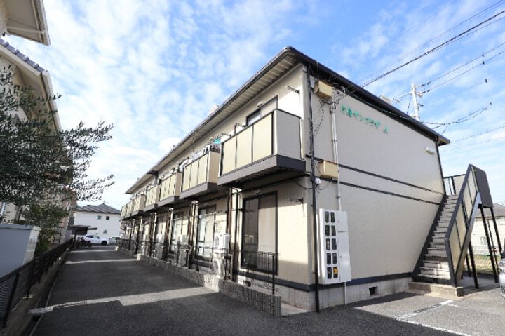岡山県倉敷市片島町(アパート)の賃貸物件の外観