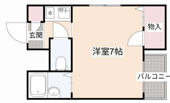 大阪府高槻市北園町(マンション)の賃貸物件の間取り