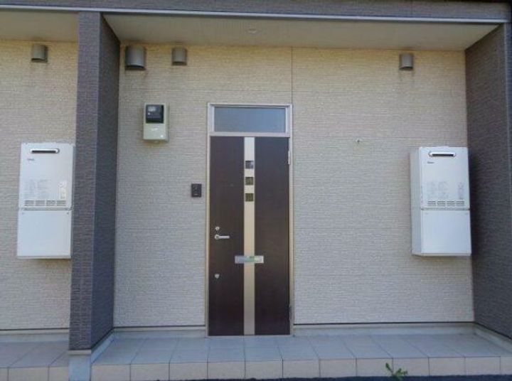 埼玉県熊谷市下奈良(アパート)の賃貸物件の玄関