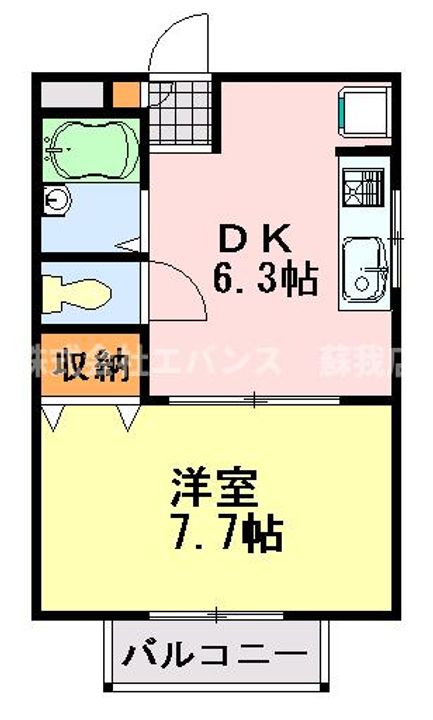 デザインコートTKの間取り