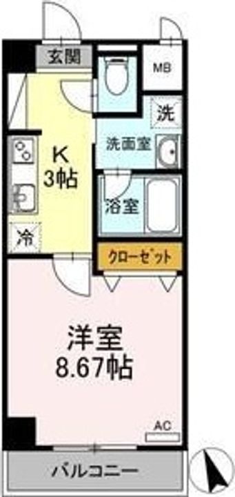 ジオステージ東山の間取り