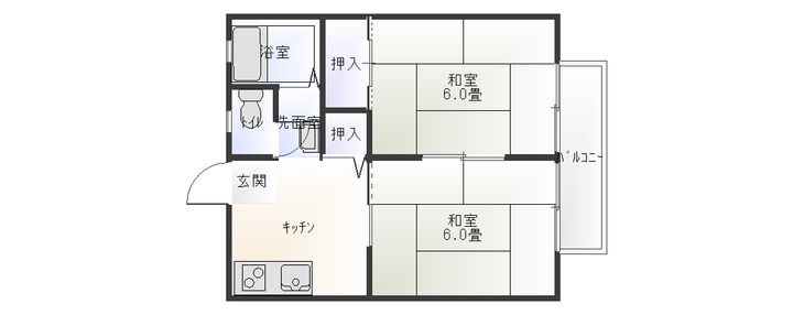 パナハイツアーリーバードの間取り