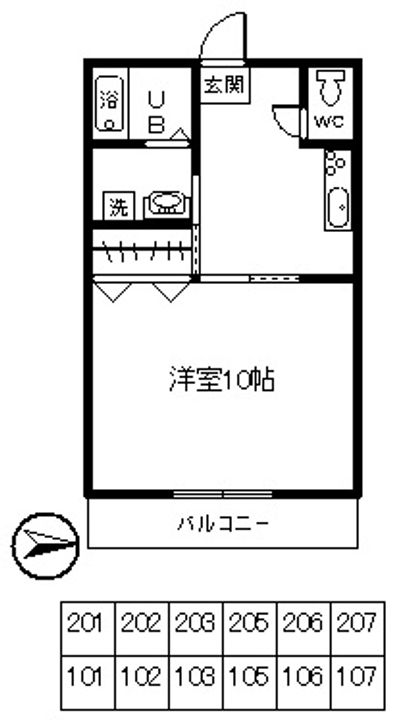 comodo casaの間取り