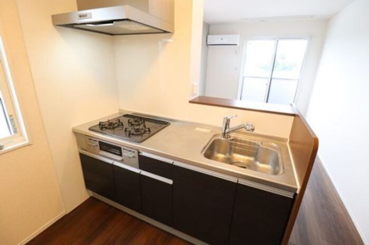 茨城県稲敷郡阿見町よしわら6(アパート)の賃貸物件のキッチン