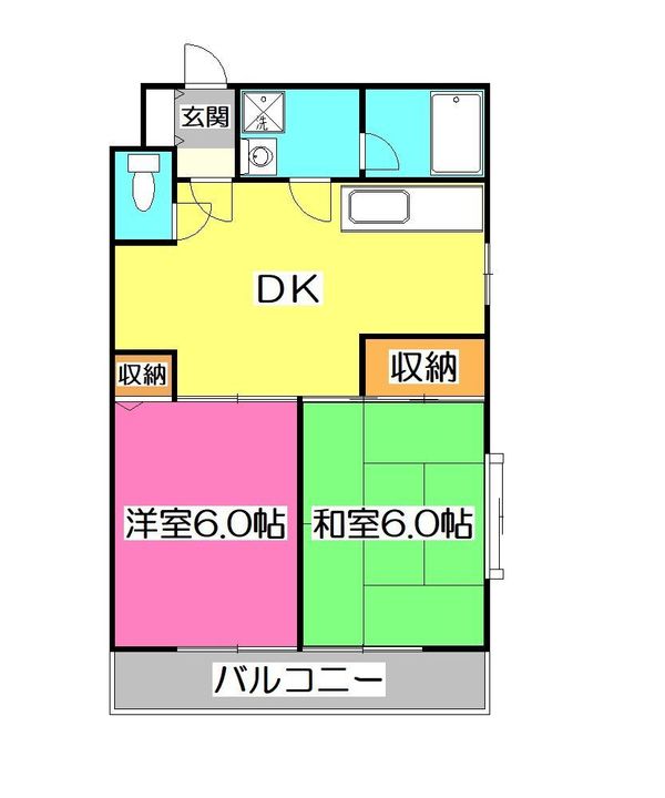 コーポラス新所沢の間取り