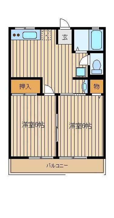東京都練馬区西大泉4(アパート)の賃貸物件の間取り