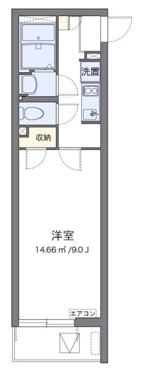 神奈川県川崎市宮前区宮崎(マンション)の賃貸物件の間取り