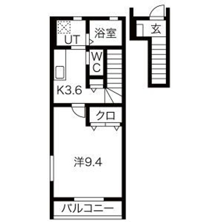 サンバレーAの間取り