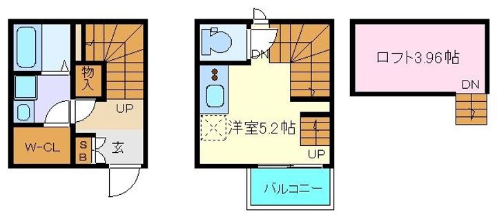 ラ・ネージュ河原町の間取り