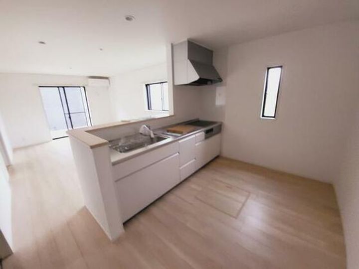 熊本県熊本市北区龍田1(一戸建)の賃貸物件のキッチン