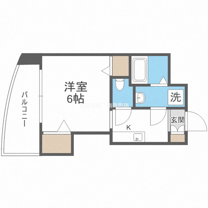 大阪府大阪市北区天満4(マンション)の賃貸物件の間取り