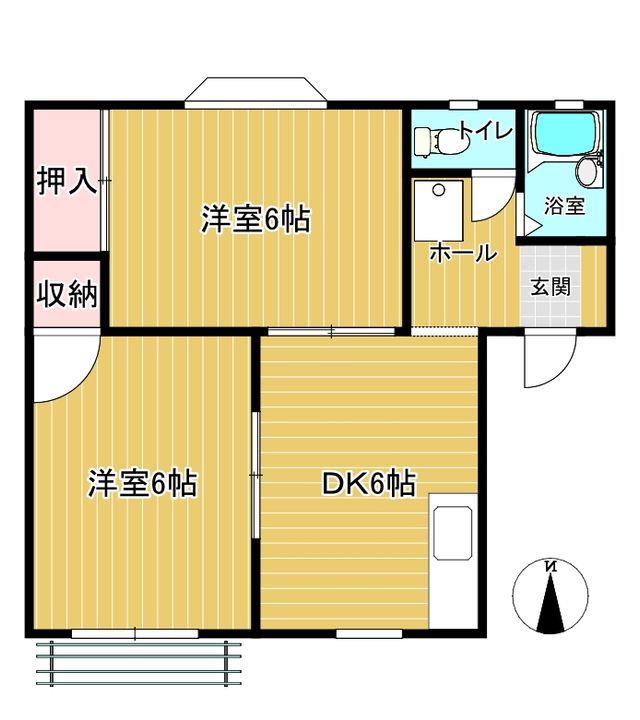 BRAND NEW(ブランニュー)の間取り