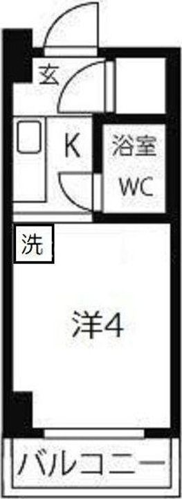 カサベラ花隈の間取り