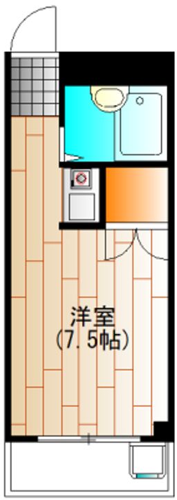 神奈川県川崎市中原区木月住吉町(マンション)の賃貸物件の間取り