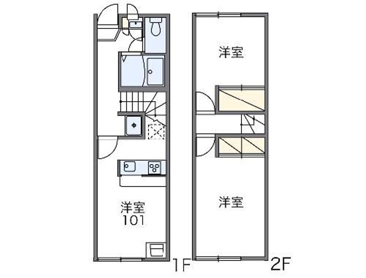 レオパレス長尾の間取り