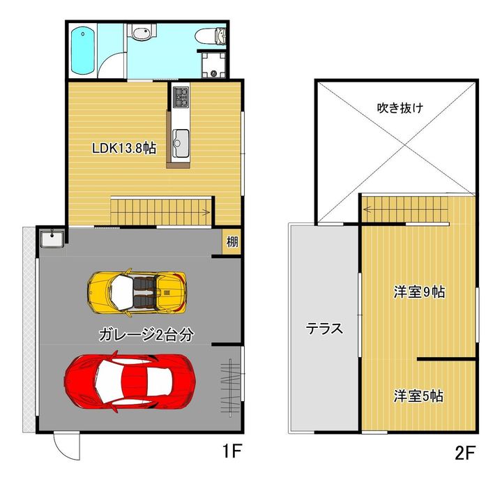 千葉県木更津市金田東4(一戸建)の賃貸物件の間取り
