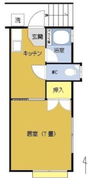 メゾン和幸の間取り