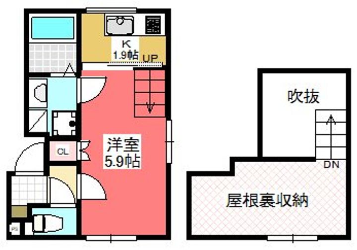 アンジュールの間取り