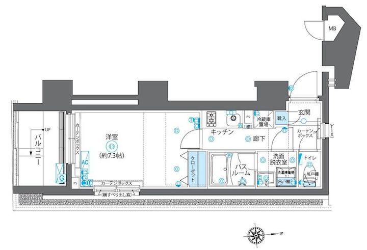 ZOOM新宿下落合の間取り