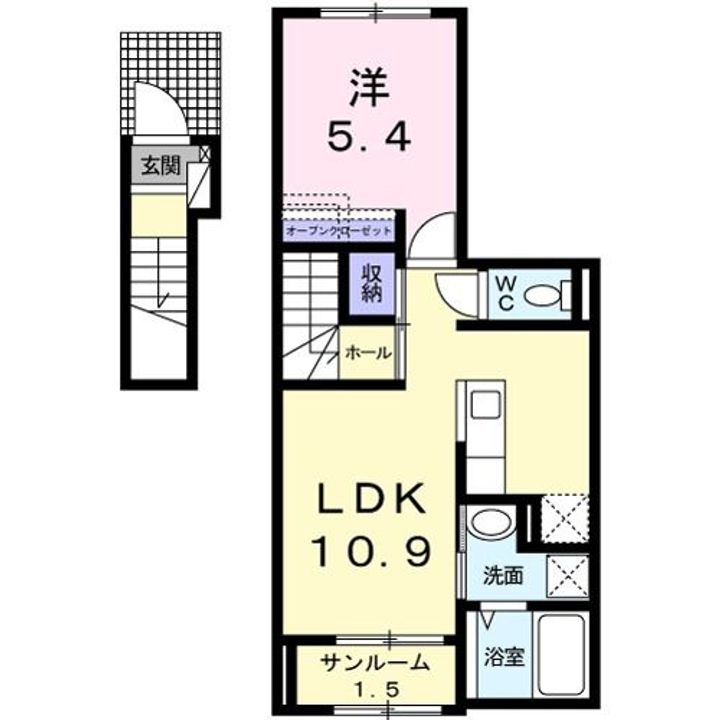 ノーブル笹崎の間取り