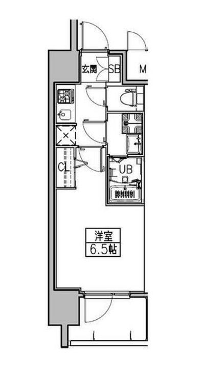 S-RESIDENCE城東SEVERの間取り