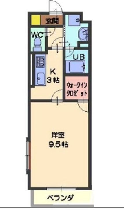 愛知県名古屋市緑区篠の風1(マンション)の賃貸物件の間取り