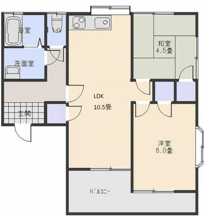 メゾン子安坂の間取り