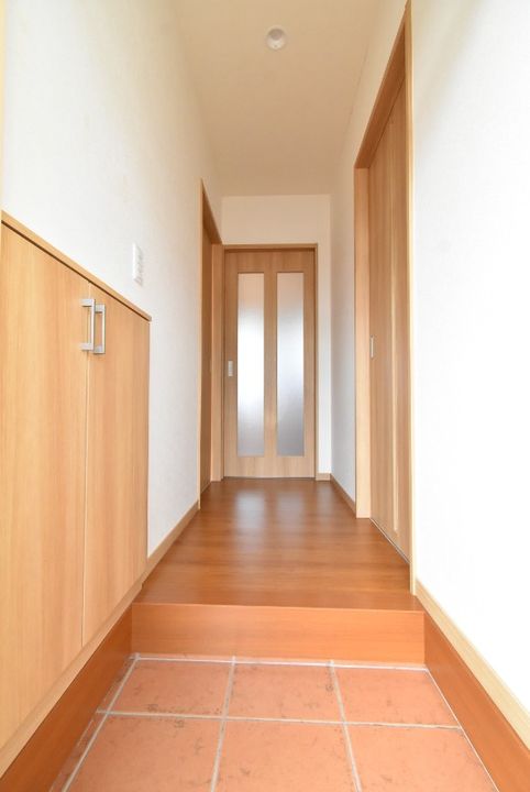 鹿児島県鹿屋市上谷町(一戸建)の賃貸物件の玄関