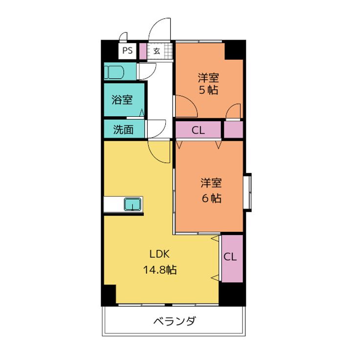 ランバー原田の間取り