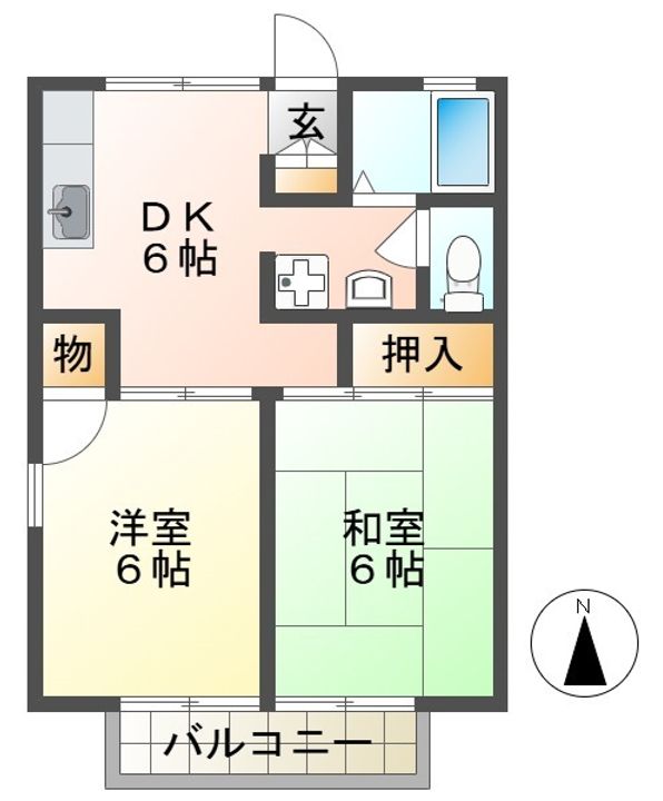 プリマベーラAの間取り