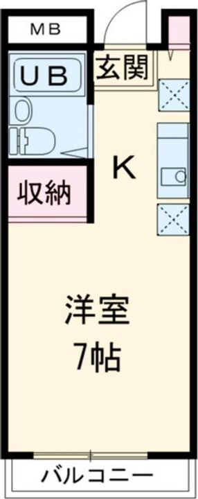 エルム高幡 B棟の間取り