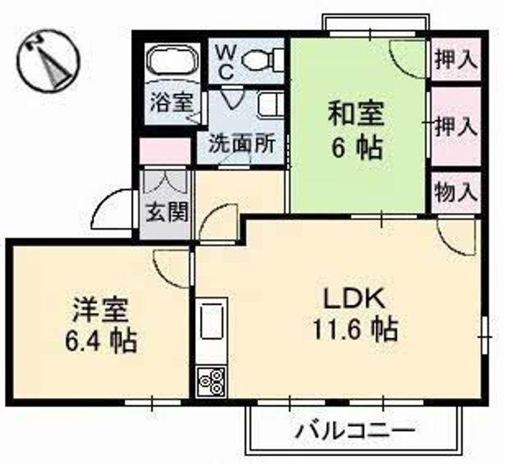 光ハウスBの間取り