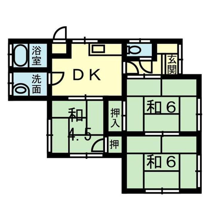 熊本県熊本市西区蓮台寺4(一戸建)の賃貸物件の間取り