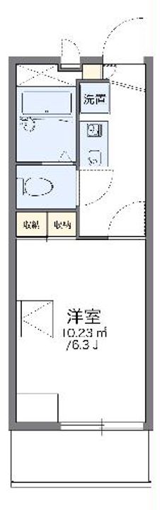 レオパレスKellyの間取り