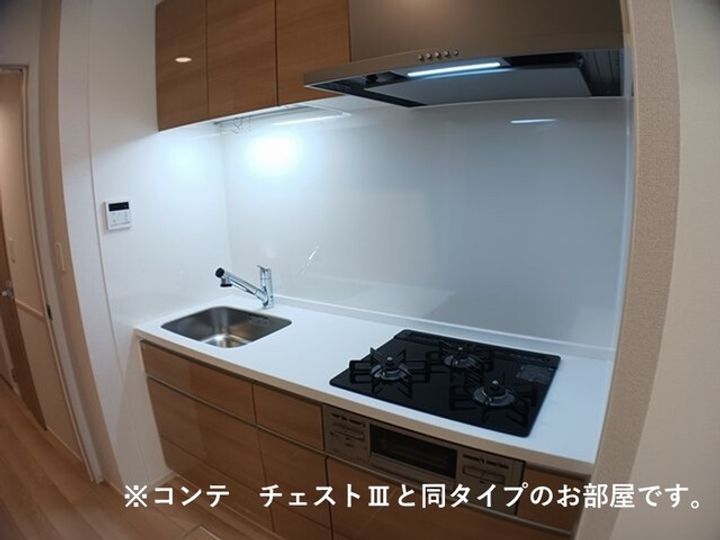 滋賀県守山市水保町(アパート)の賃貸物件のキッチン