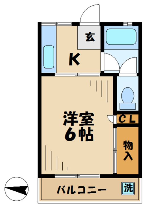 加藤ハイツの間取り