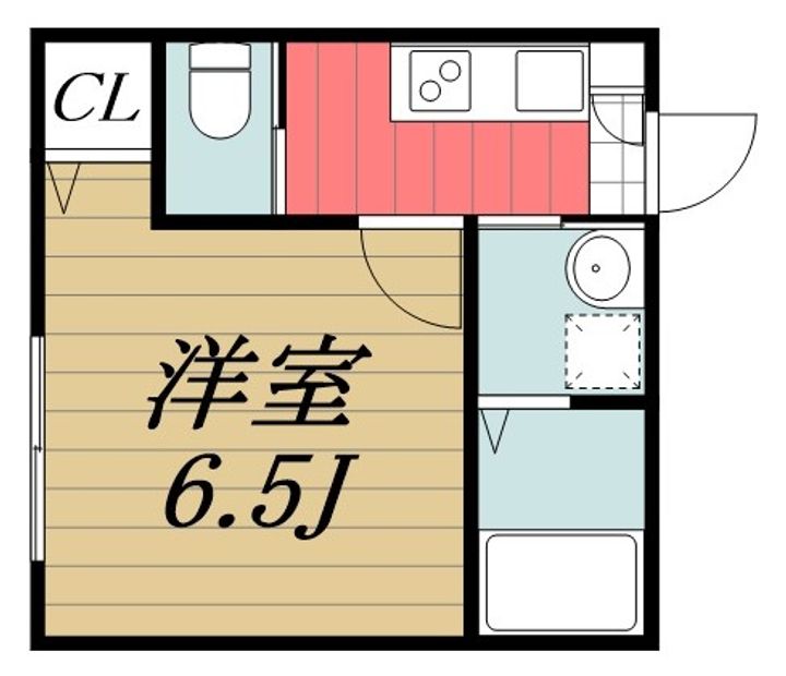 千葉県千葉市中央区寒川町3(アパート)の賃貸物件の間取り