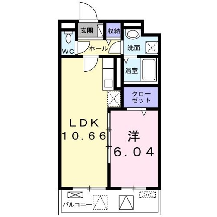 カメリアYIIの間取り