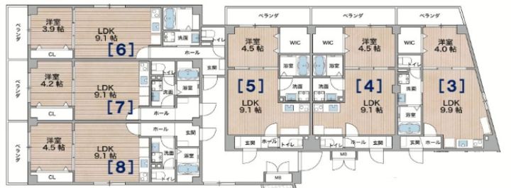 大阪府大阪市城東区中浜3(アパート)の賃貸物件の間取り