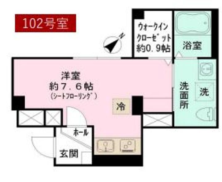 ルミナス コメ コートの間取り